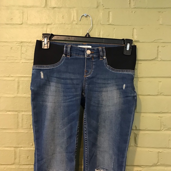 Zara Distressed Stretch Skinny Jeans - Picture 2 of 7